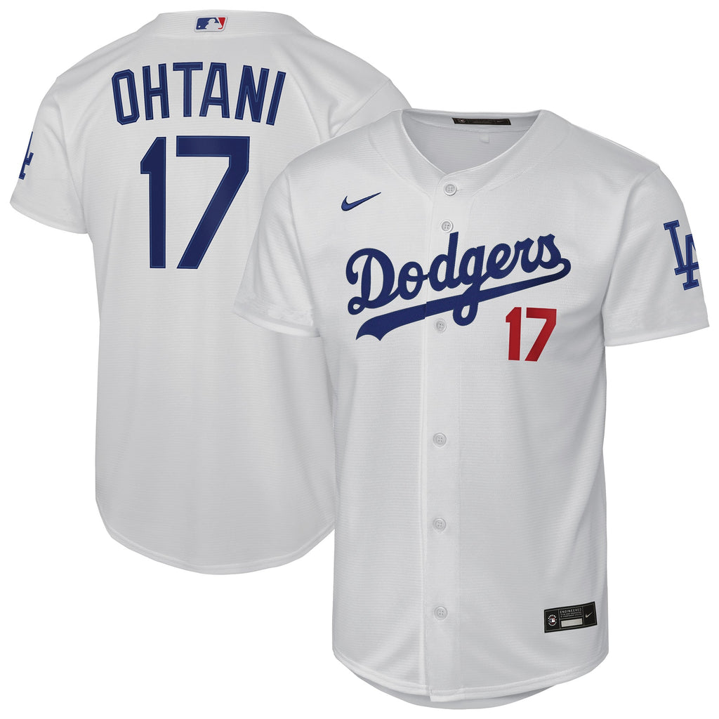 Youth Los Angeles Dodgers Shohei Ohtani Nike White Home Stadium Jersey