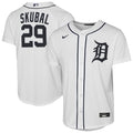 Youth Detroit Tigers Tarik Skubal Nike White Home Replica Player Jersey