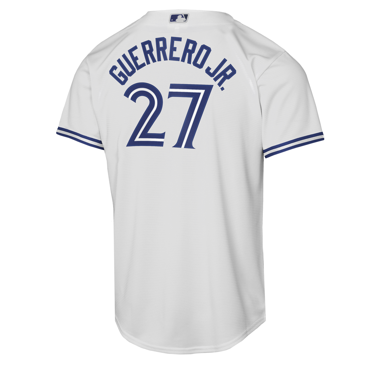 Youth Toronto Blue Jays Vladimir Guerrero Jr. Nike White Home Baseline Jersey - 4