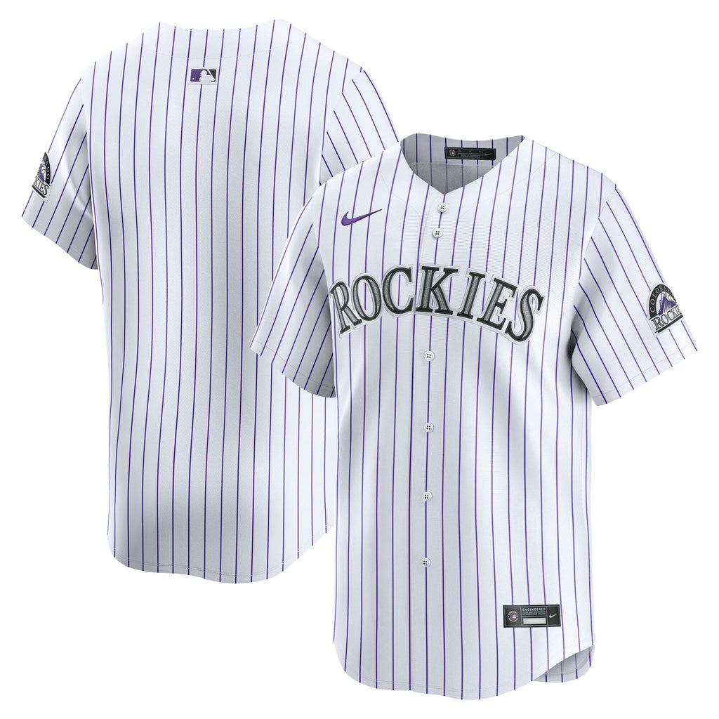 Youth Colorado Rockies Nike White Home Limited Jersey - 2