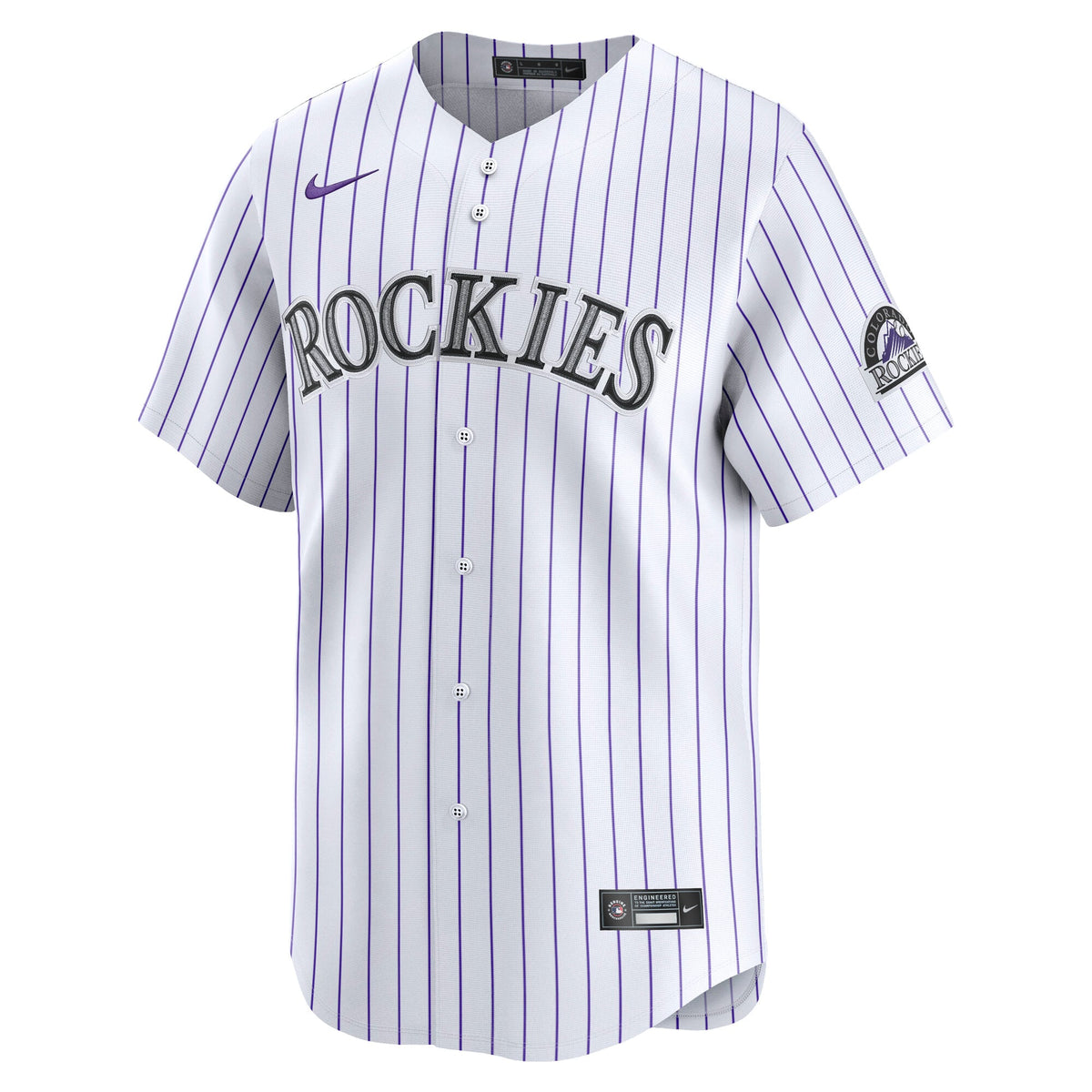 Youth Colorado Rockies Nike White Home Limited Jersey - 3