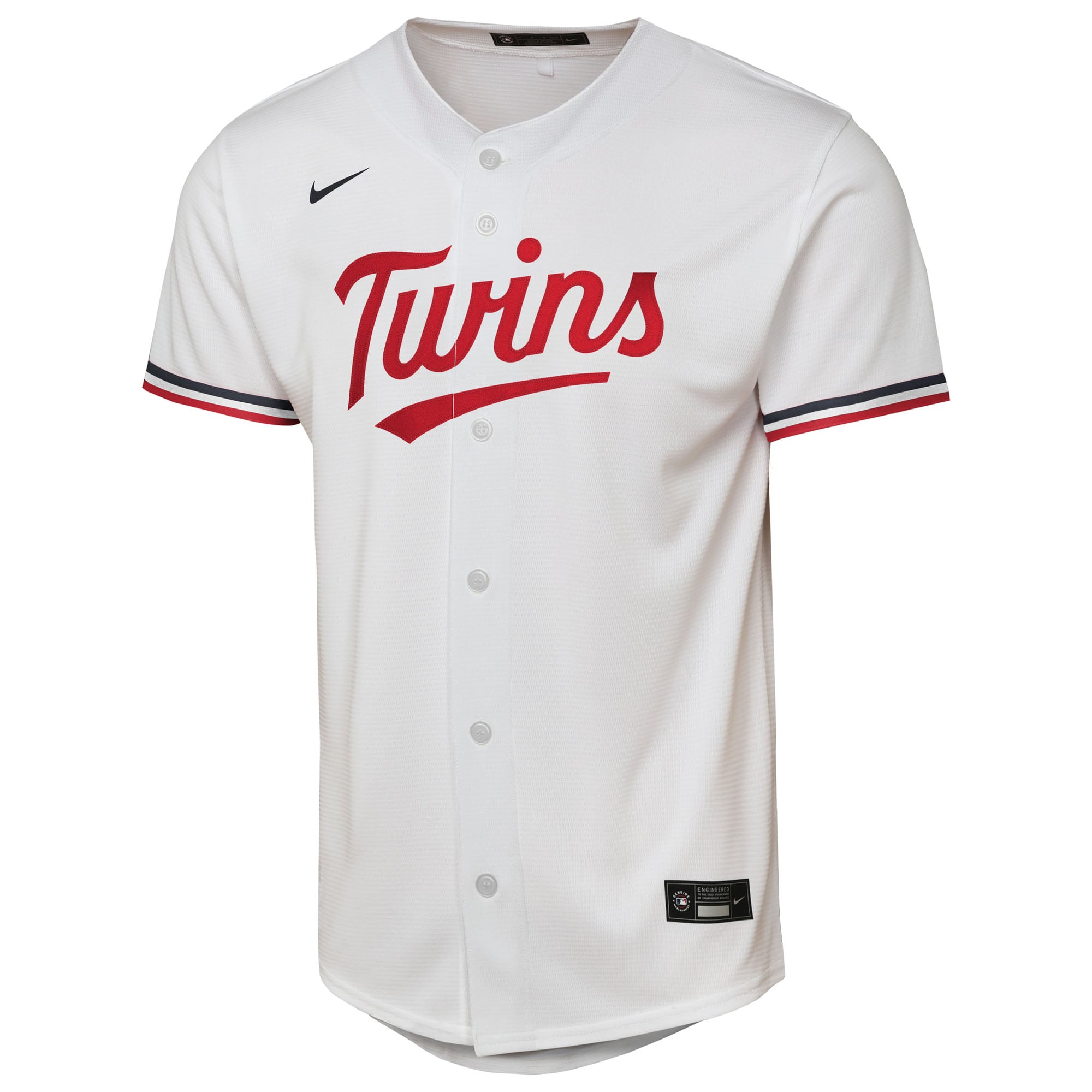 Youth Minnesota Twins Nike White Home Replica Jersey - 3