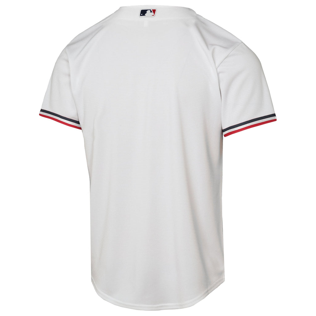 Youth Minnesota Twins Nike White Home Replica Jersey - 4