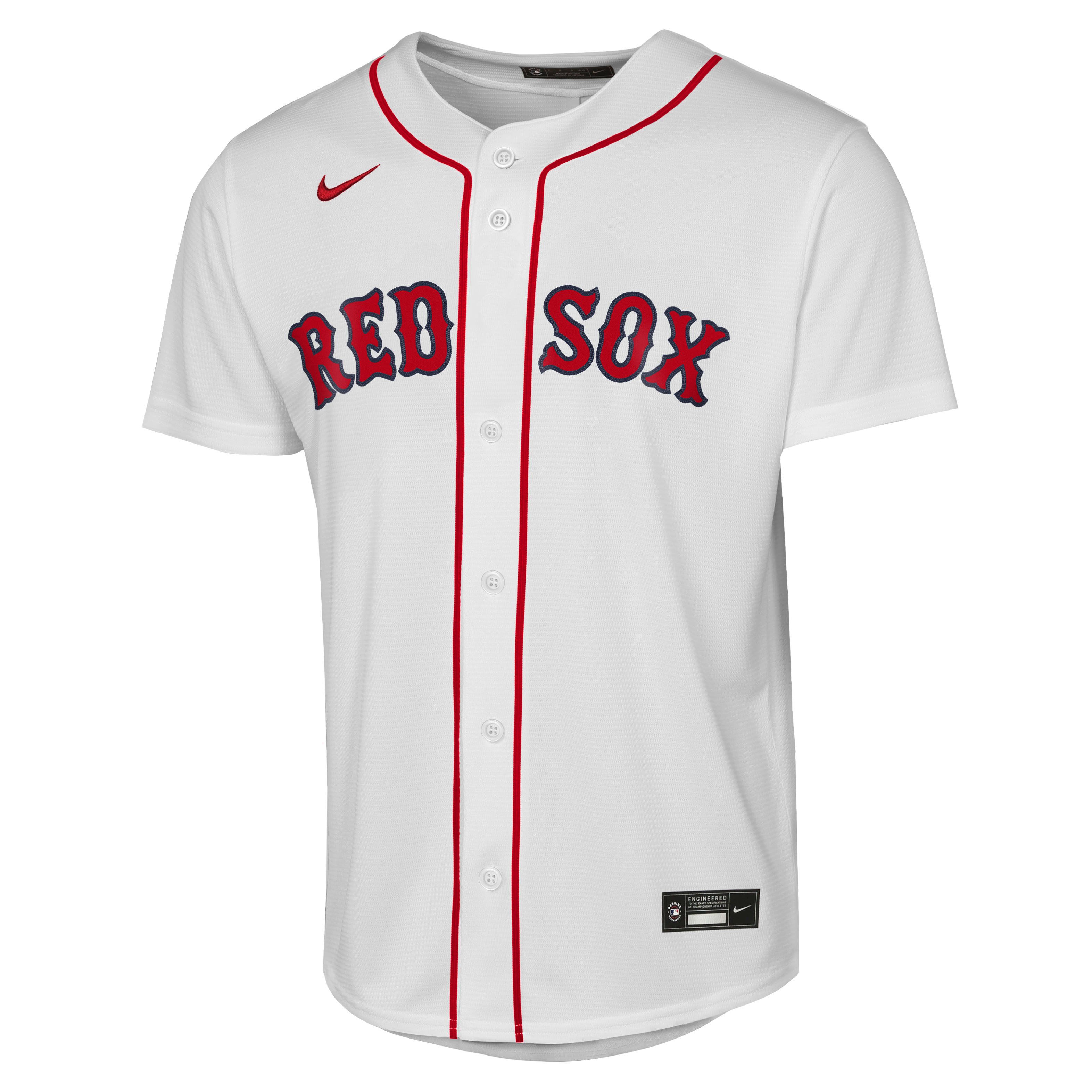 Youth Boston Red Sox Wilyer Abreu Nike White Home Replica Jersey - 3