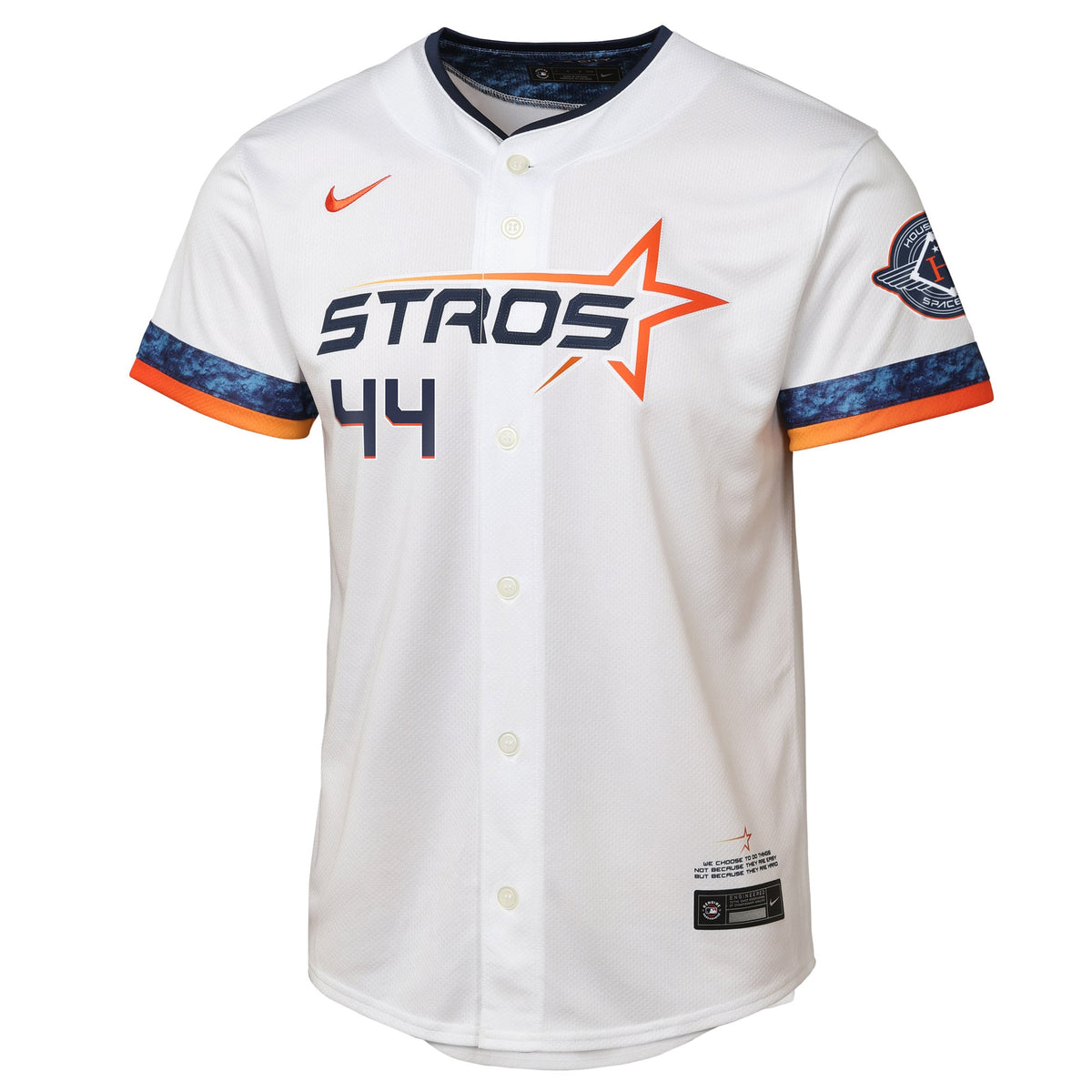 Youth Houston Astros Yordan Alvarez Nike White 2025 City Connect Limited Player Jersey - 3
