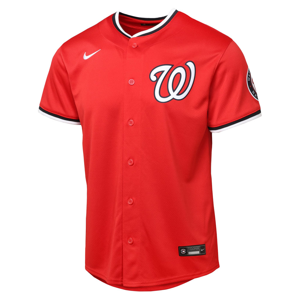 Youth Washington Nationals Red Alternate 2 Limited Jersey - 3
